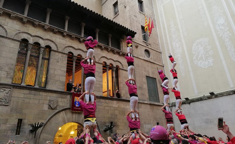 ACTUACIÓ DELS CASTELLERS DE LLEIDA · LA GRAN TRACA