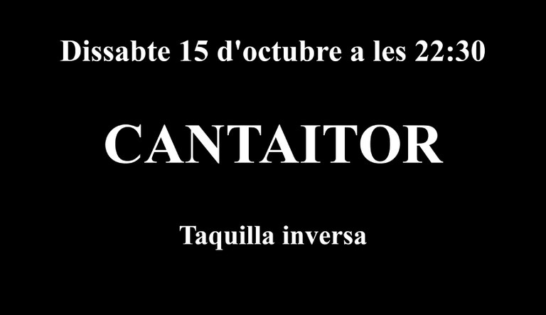 CONCERT · CANTAITOR