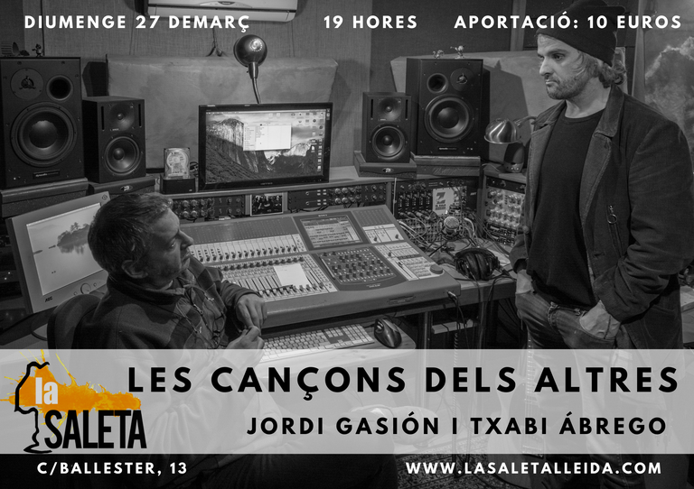 CONCERT · LES CANÇONS DELS ALTRES