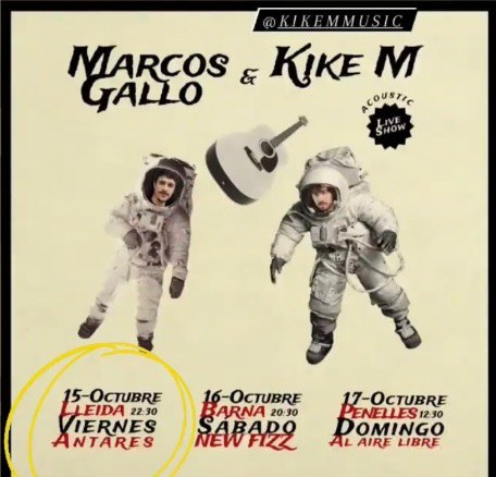 CONCERT · MARCOS GALLO & KIKE M