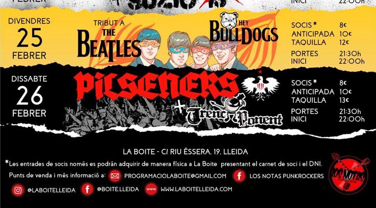 CONCERT · PICSENERS + TRENC PONENT