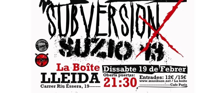 CONCERT · SUBVERSION X I SUZIO 13