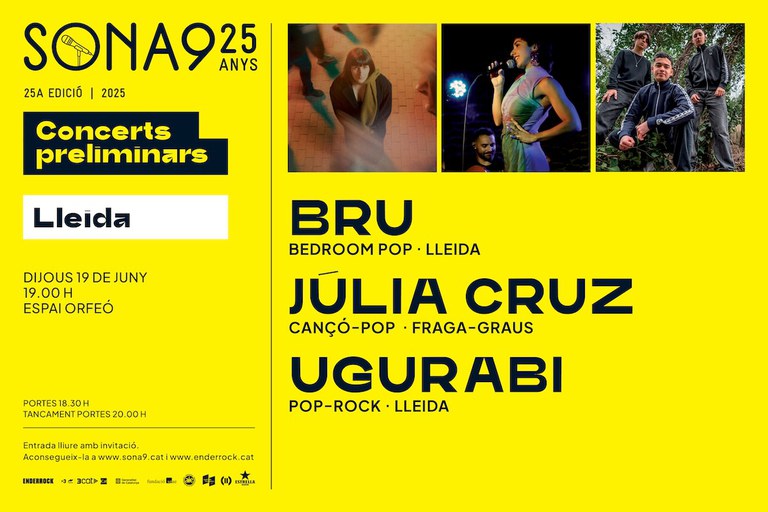 CONCERTS PRELIMINARS · BRU - JÚLIA CRUZ - UGURABI