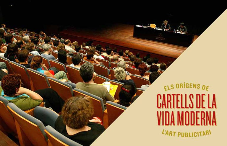 CONFERÈNCIA A CÀRREC DEL COMISSARI · CARTELLS DE LA VIDA MODERNA