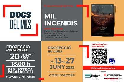 DOCUMENTAL · MIL INCENDIS