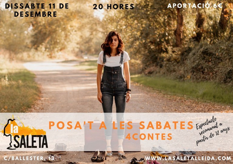 ESPECTACLE · POSA’T LES SABATES. 4 CONTES