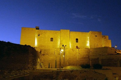 POSTA DE SOL DES DE LA TERRASSA DEL CASTELL DEL REI