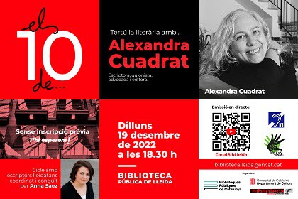 TERTÚLIA LITERÀRIA · ELS 10 DE... ALEXANDRA CUADRAT
