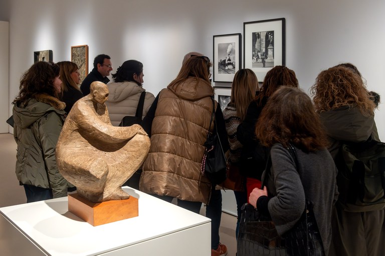 VISITA COMENTADA A L' EXPOSICIÓ · ARRELS I HORITZONS