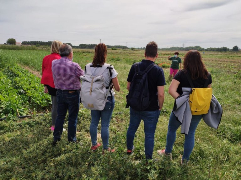 VISITA GUIADA A LA FINCA D'HORTALISSES ECOLÒGIQUES DE L'ASSOCIACIÓ LA CRISTALERA
