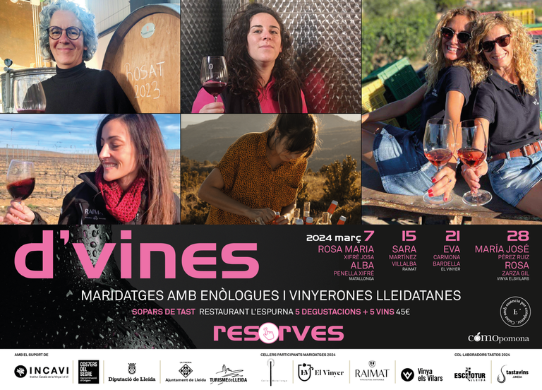 CENA MARIDAJE · D'VINES