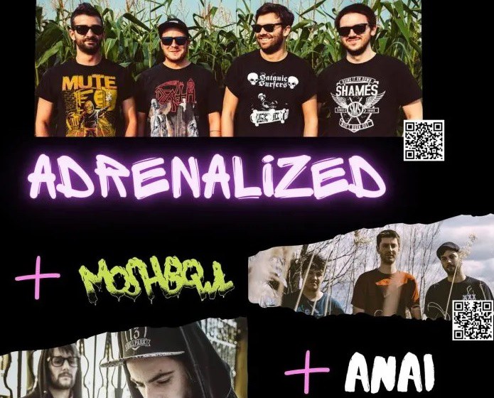 CONCIERTO · ADRENALIZED + MOSHBOWL + ANAI