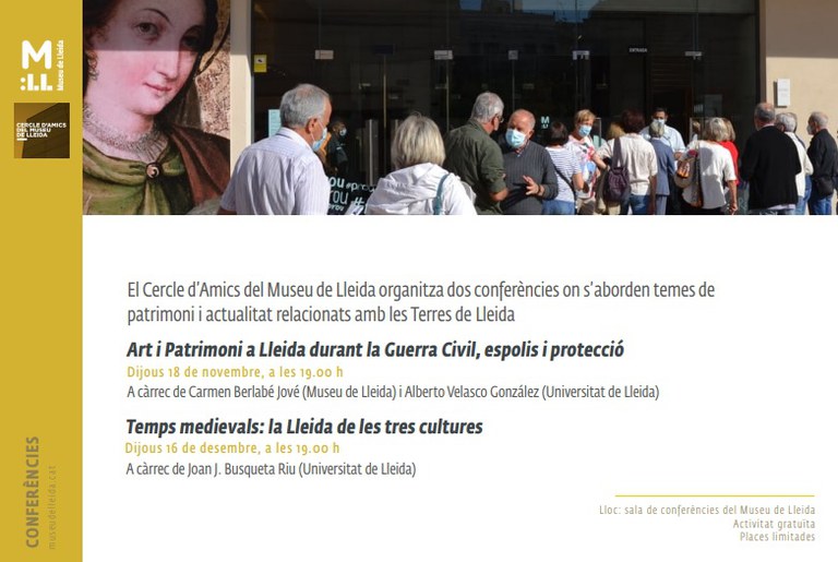 CONFERENCIA · "TEMPS MEDIEVALS: LA LLEIDA DE LES TRES CULTURES"