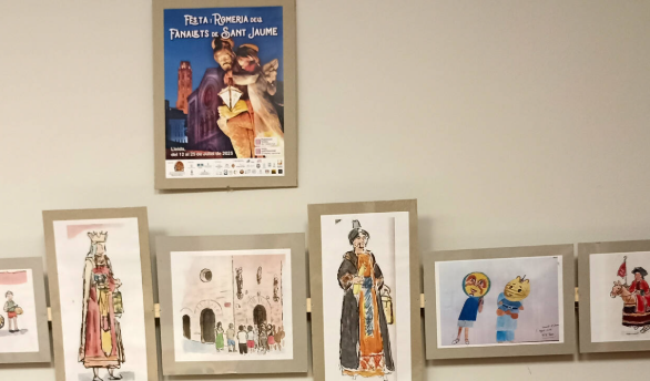 EXPOSICIÓN · DIBUJOS DE LA ROMERIA DE LOS FANALILLOS DE SAN JAIME