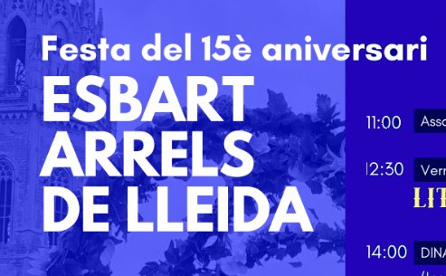 FIESTA 15è ANIVERSARI · ESBART ARRELS DE LLEIDA