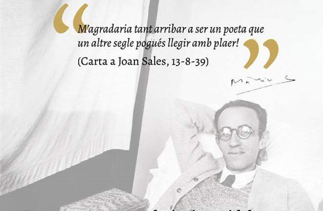 HOMENAJE Y OFRENDA FLORAL A MÀRIUS TORRES I PERENYA
