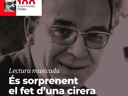 RECITAL POÉTICO · "ÉS SORPRENENT EL FET D'UNA CIRERA"