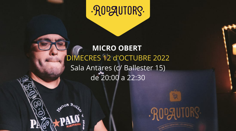 RODAUTORS · MICRO ABIERTO